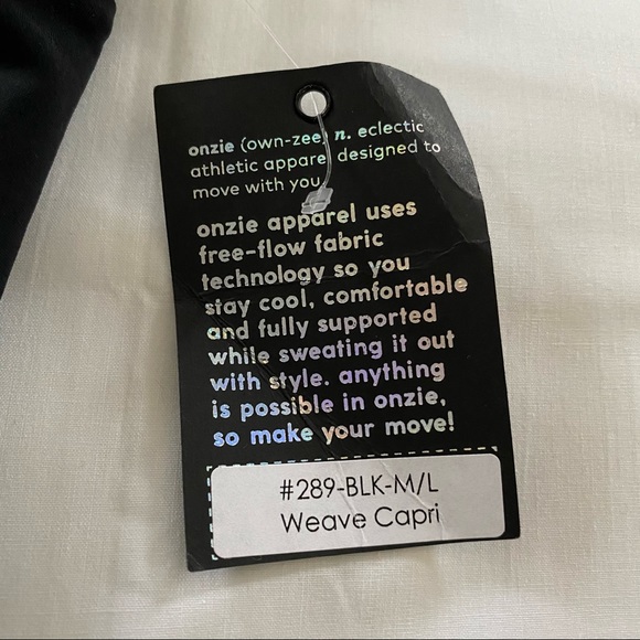 Onzie Weave Capri NWTs - Picture 8 of 8